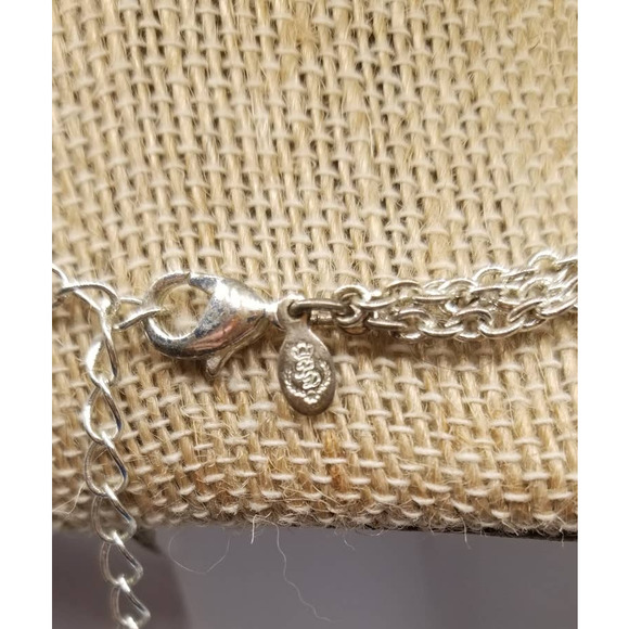 Premier Designs Multi Layer Silver Plated Necklace - Picture 6 of 8